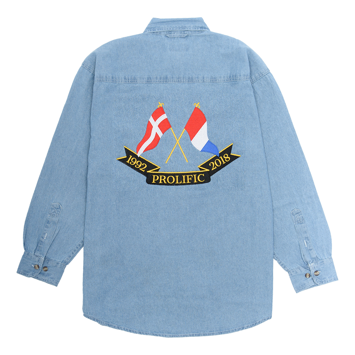 Cross Flag Button Up Shirt