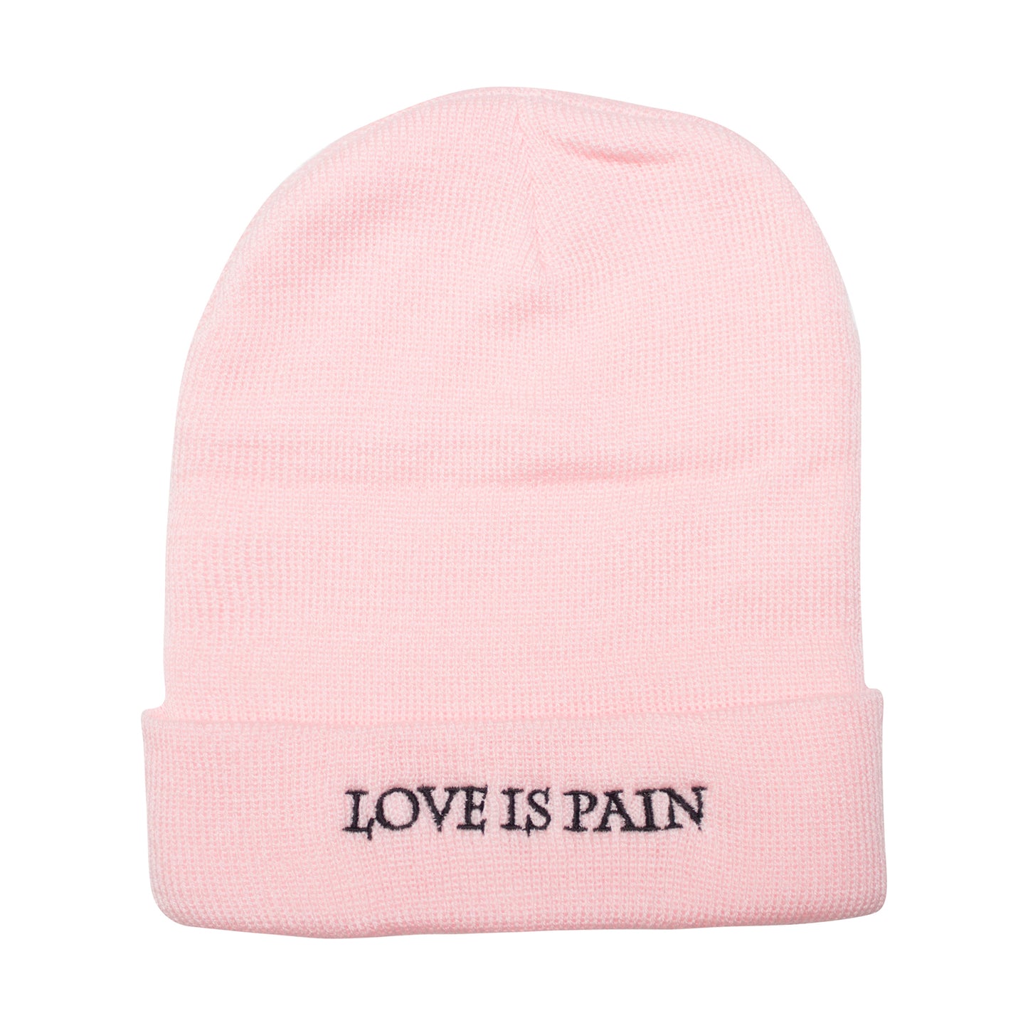 Love is Pain Beanie- pink