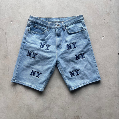 NY old english JORTS