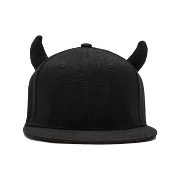 Horns Snapback Hat - No Logo