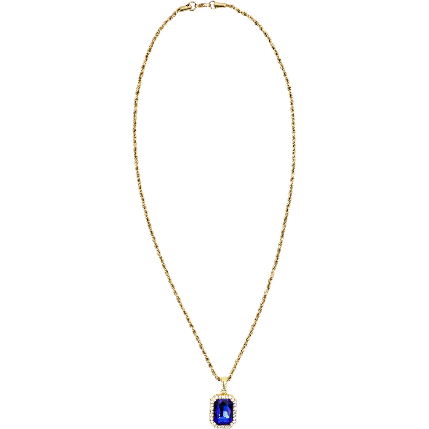 Crystal Rope Chain - Blue