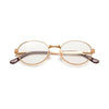 Prolific Gold Frame Glasses A0716 - Clear Lens